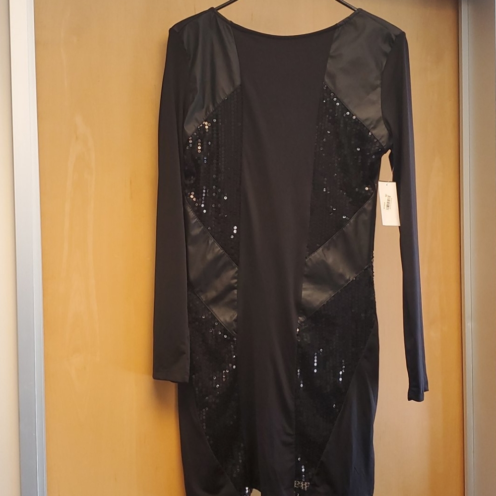 Black cocktail dress